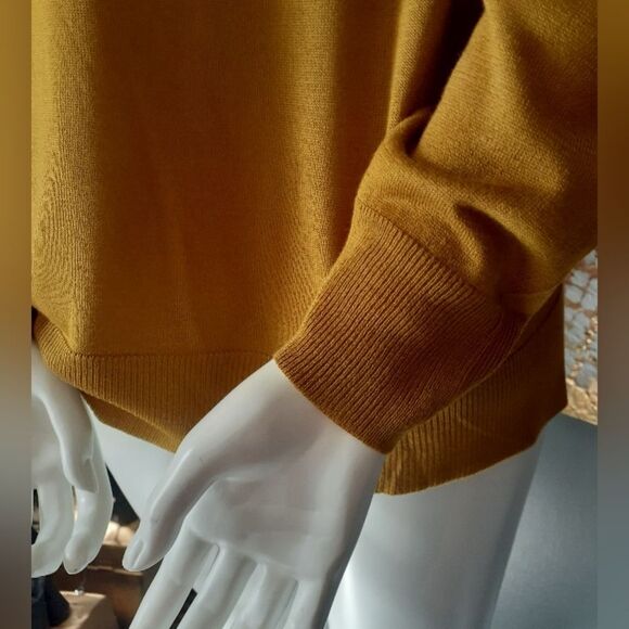 Zara Mustard Yellow Women's Sweater - Picture 2 of 11
